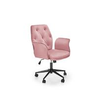 Кресло компьютерное Halmar TULIP (розовый/черный)