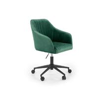 Кресло компьютерное Halmar FRESCO (темно-зеленый/черный)