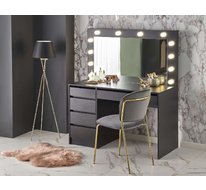 Стол туалетный Halmar HOLLYWOOD XL (черный)