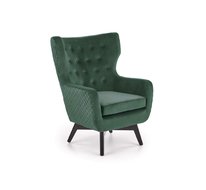 Кресло Halmar MARVEL (темно-зеленый/черный)