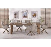 Стол обеденный Halmar MELTON 200 раскладной (орех светлый/орех светлый)