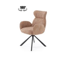 Стул кухонный Halmar K571 поворотный (корица/черный)