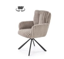 Стул кухонный Halmar K572 поворотный (серый/черный)