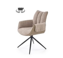 Стул кухонный Halmar K579 поворотный (коричневый/черный)