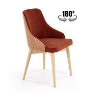 Стул кухонный Halmar MALAGA Mavel 44/Stelar 54 (корица/бук)