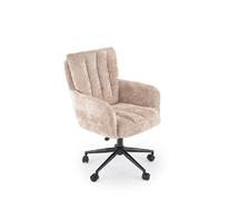 Кресло компьютерное HALMAR MISHEL (бежевый/черный)