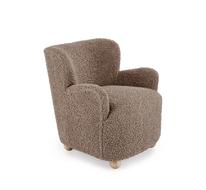 Кресло HALMAR CLAUDIO (капучино/натуральный)