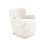 Кресло HALMAR CLAUDIO (кремовый/натуральный)