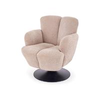 Кресло HALMAR FRESH (бежевый/черный)