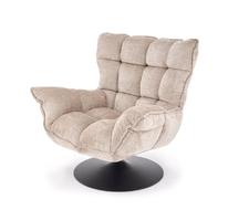 Кресло HALMAR HAGEN (бежевый/черный)