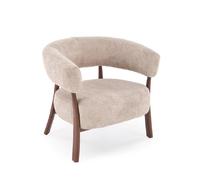 Кресло HALMAR UDON (капучино/орех)