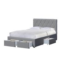 Кровать HALMAR BETINA (серый) 120/200