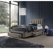 Кровать HALMAR GRACE Velvet (бежевый) 120/200