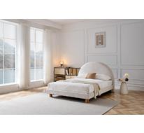 Кровать HALMAR TURI (светло-бежевый) 160/200