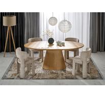 Стол обеденный HALMAR CALYPSO 160 раскладной (натуральный)