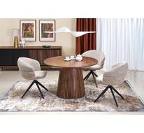 Стол обеденный HALMAR FARGO 120 раскладной (орех)