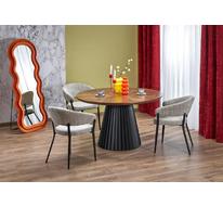 Стол обеденный HALMAR HEVELIUS 130 (орех/черный)