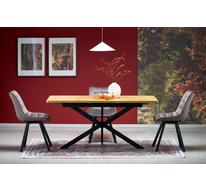 Стол обеденный HALMAR HOLTER 120 раскладной (дуб золотой/черный)