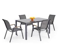 Стол обеденный HALMAR HOVER 150 (серый/антрацит)