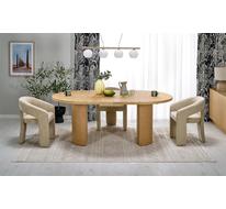 Стол обеденный HALMAR GARIBALDI 120 раскладной (дуб натуральный)