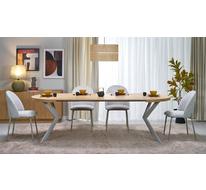 Стол обеденный HALMAR PERONI 100 раскладной (дуб гикори/кашемир)