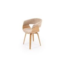 Стул HALMAR K545 (бежевый/натуральный)