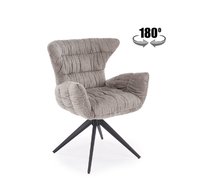 Стул HALMAR K595 (серый/черный), поворотный