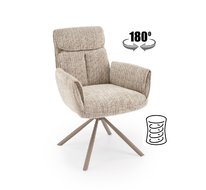 Стул HALMAR K596 CS (бежевый/кашемир), поворотный