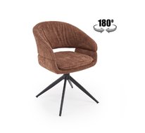 Стул HALMAR K602 (коричневый/черный), поворотный
