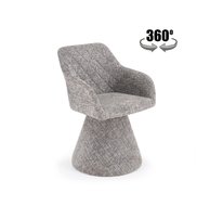 Стул HALMAR K603 (серый), поворотный