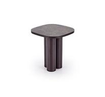 Стол журнальный HALMAR CORDINA S (коричневый мрамор/коричневый) 50/54