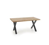 Стол обеденный Halmar APEX 160x90 (дуб натуральный/черный)