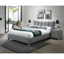 Кровать Halmar SANDY 2 160 (серый/бук)