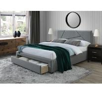 Кровать Halmar VALERY 160 (серый/орех)