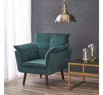 Кресло Halmar REZZO (темно-зеленый)