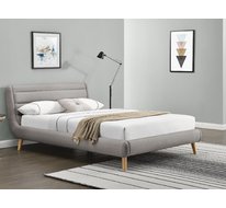 Кровать Halmar ELANDA 140 (светло-серый)