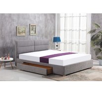 Кровать Halmar MERIDA 160 (светло-серый)