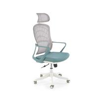 Кресло компьютерное HALMAR VESUVIO 2 бирюзовый/серый/белый